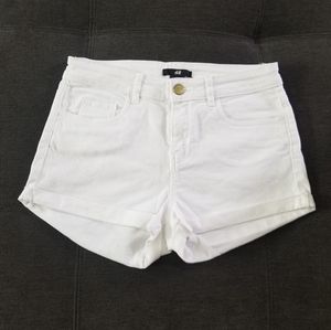 H&M White Shorts